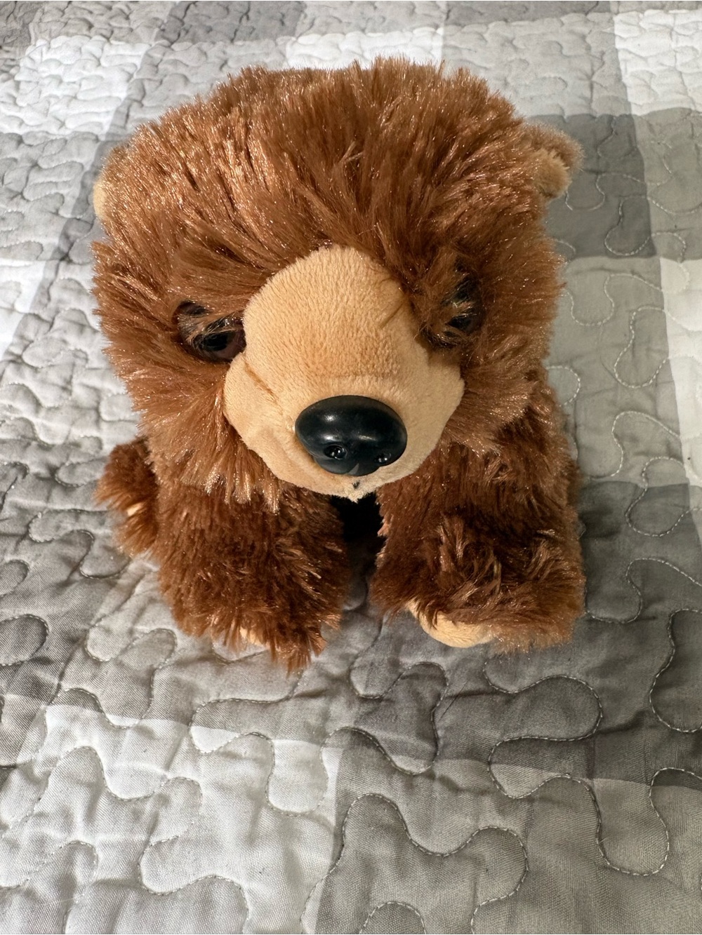 Plush Brown Bear Stuffed Animal - Soft Teddy Plush
